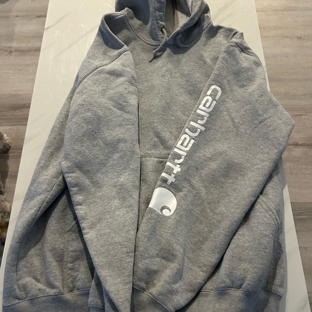 Carhartt Men's Heather Gray Hoodie